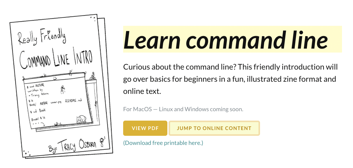 Really Friendly Command Line Intro