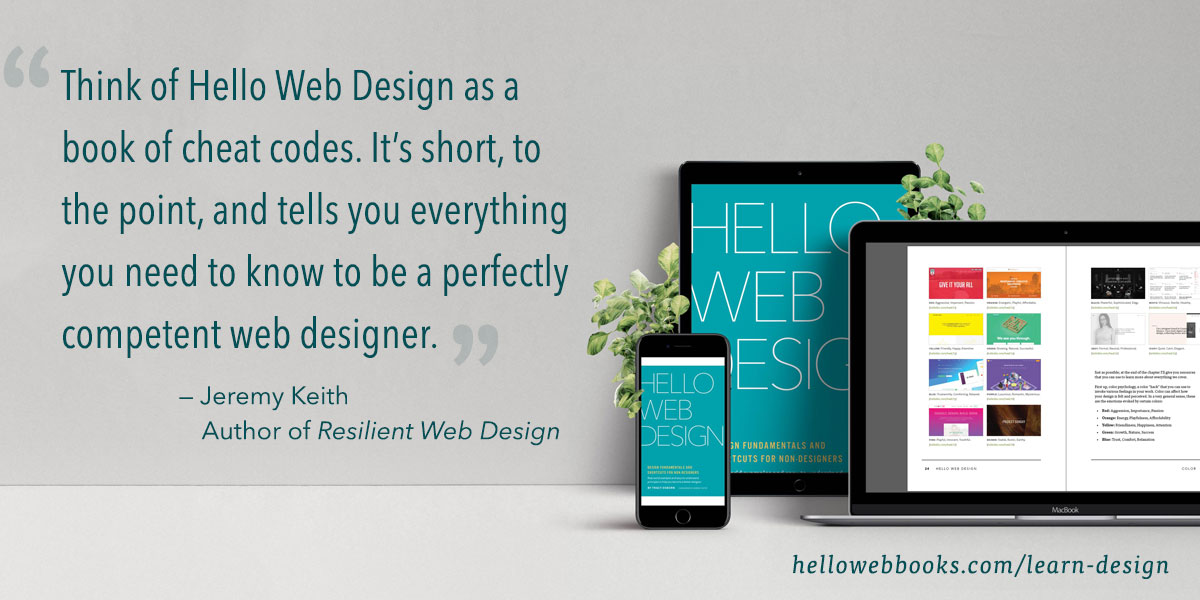 Learn Web Design Fundamentals and Shortcuts with Hello Web Design - Hello Web Books